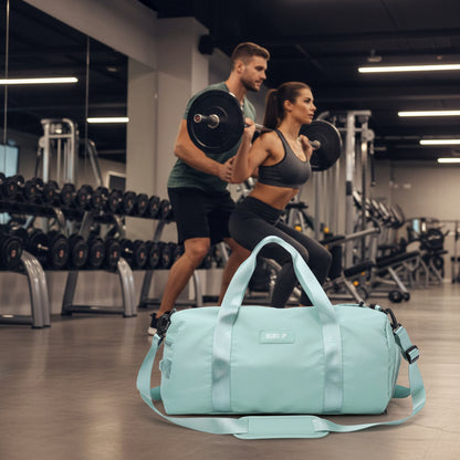 Portable Training Gym Bag Large Capacity Durable Multifunction Waterproof Canvas Handbag For Fitness Sporting Excursion Travel